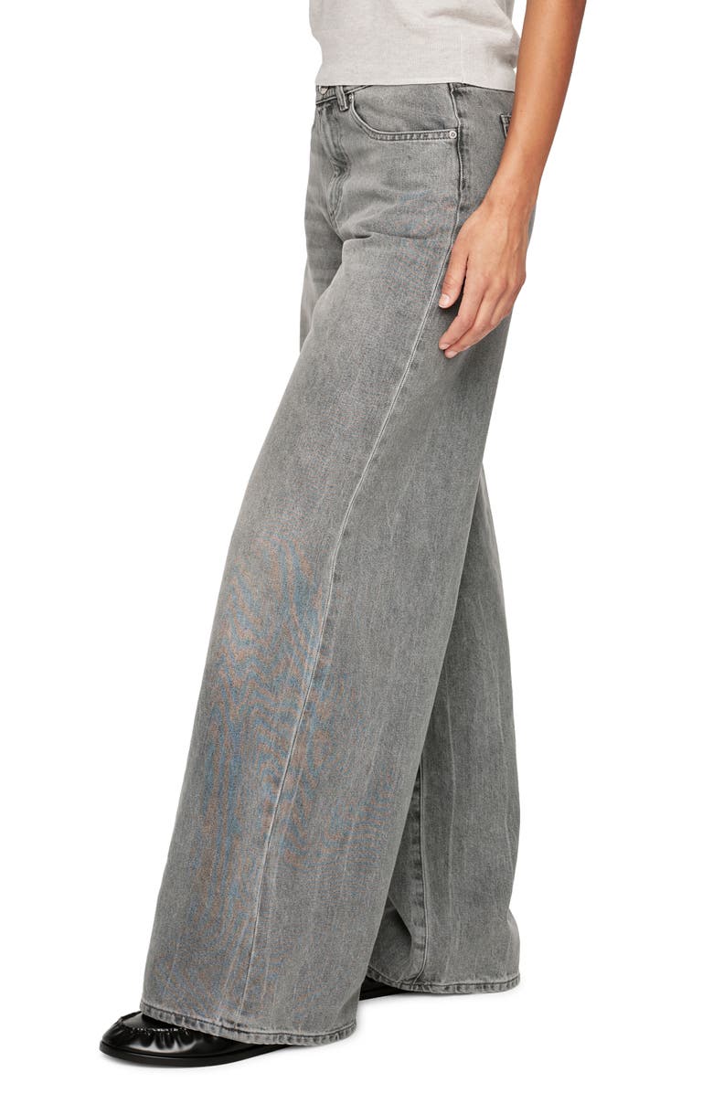 DL1961 Zoie Wide Leg Relaxed Jeans, Alternate, color, Granite