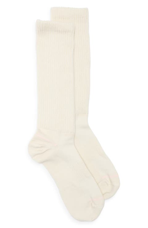 Athleisure Slouch Rib Crew Socks