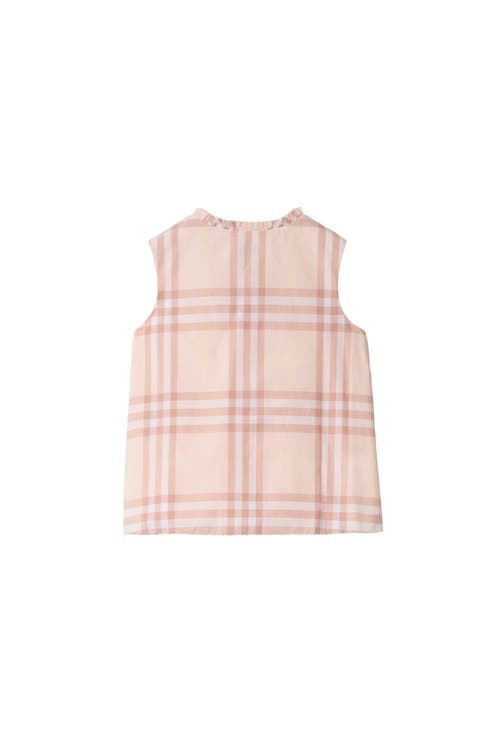 Burberry Check Cotton Poplin Top