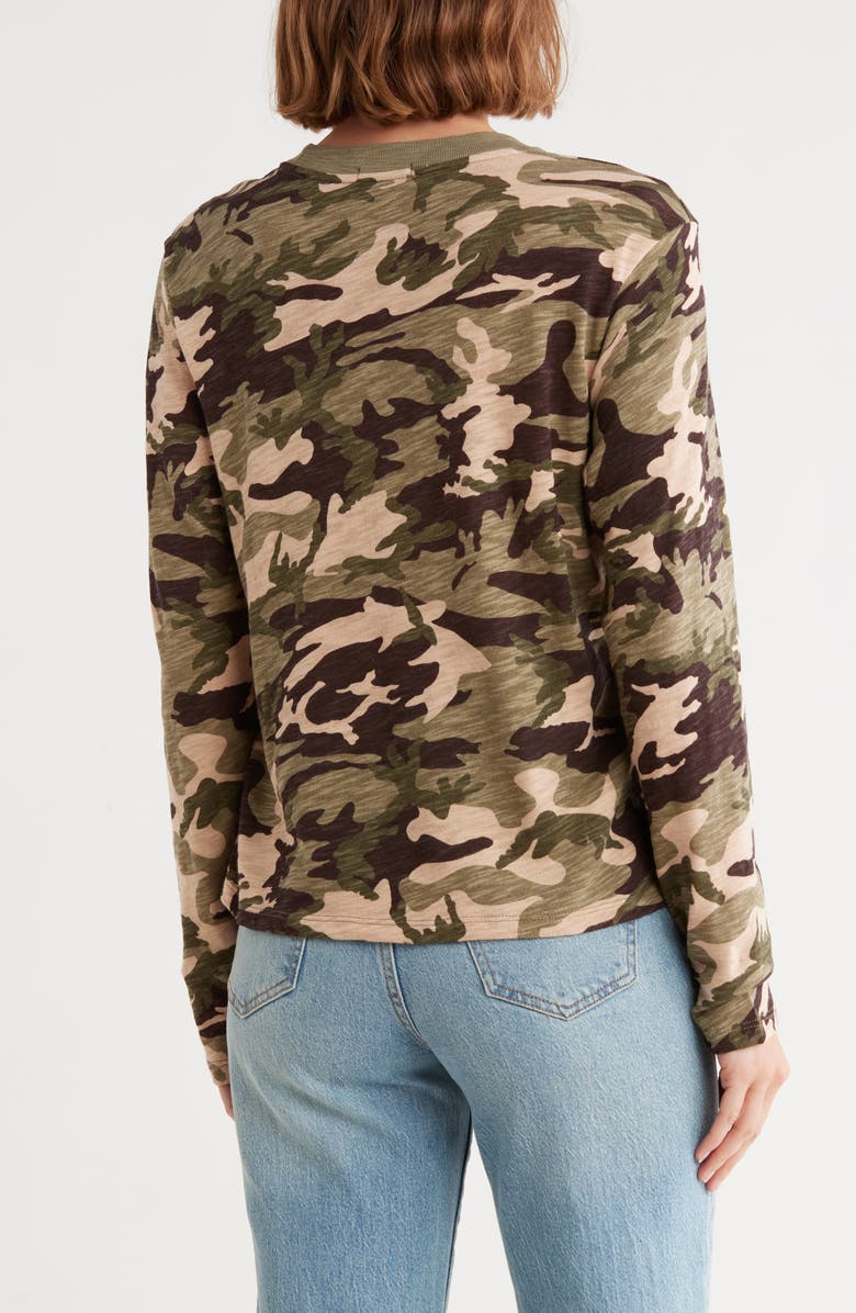 ATM Anthony Thomas Melillo Slub Jersey Long Sleeve Tee, Alternate, color, Camo