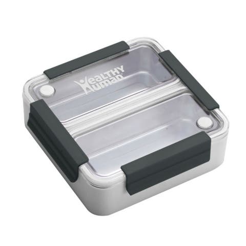 Bento Lunch Box with Stainless Steel Trays