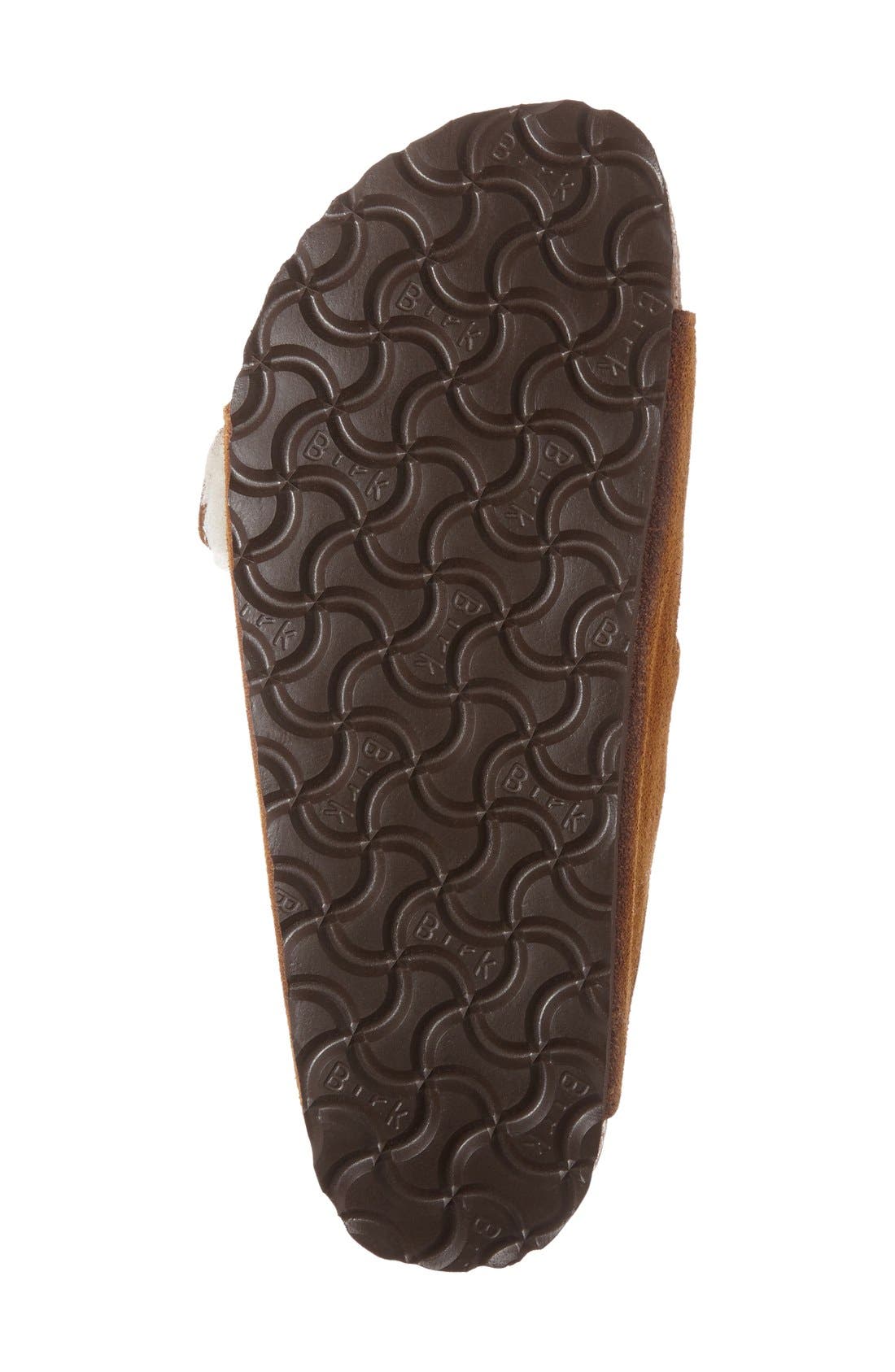 Arizona Genuine Shearling Lined Slide Sandal, Alternate, color, MINK SUEDE