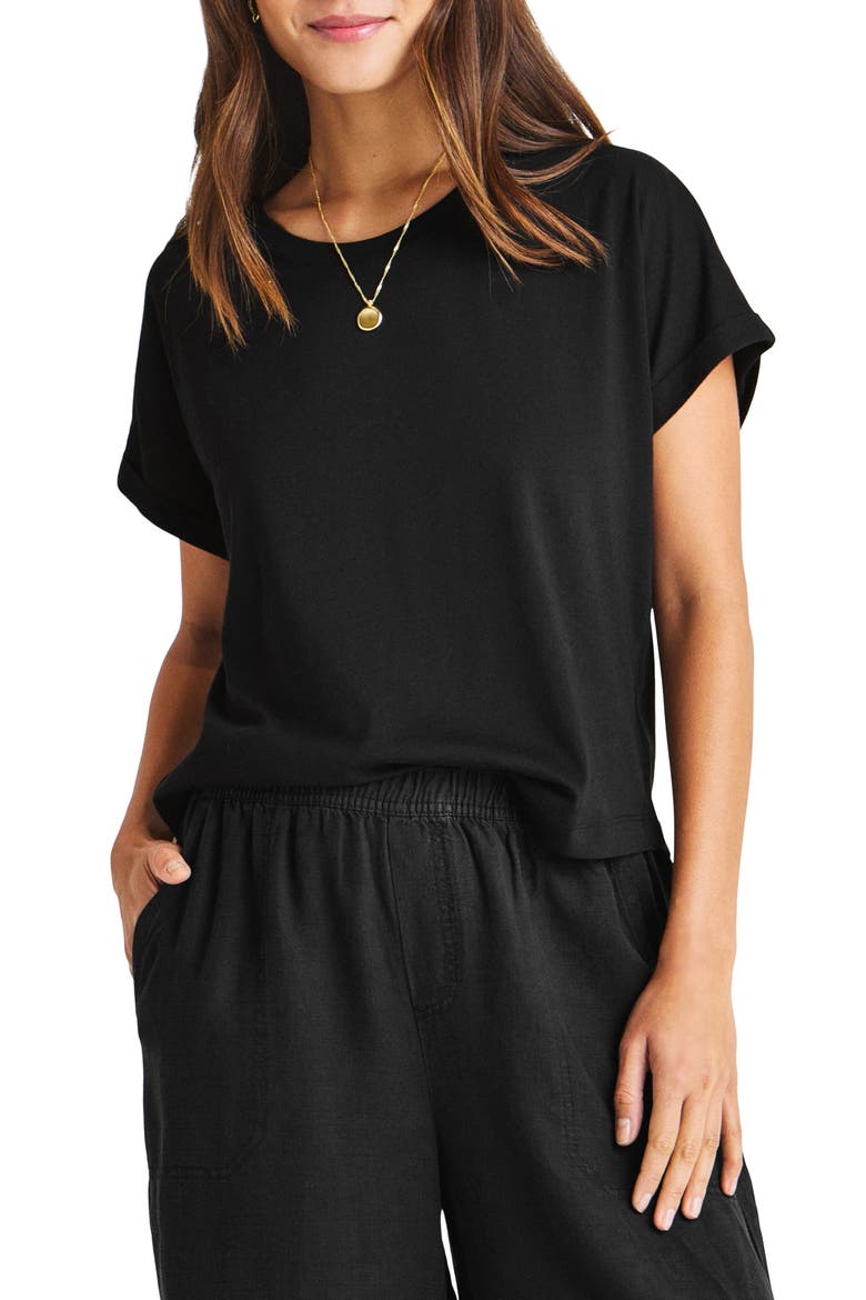 Skye T-Shirt, Main, color, BLACK