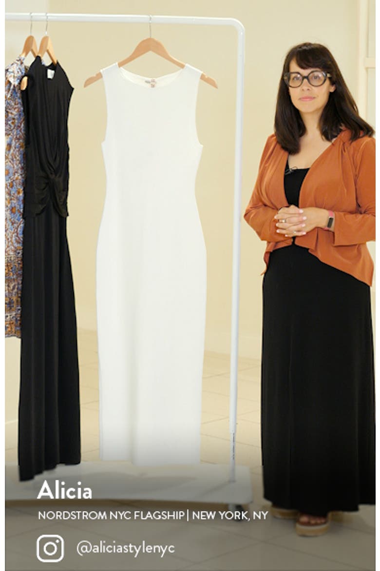 Noli Sleeveless Body-Con Sweater Dress video