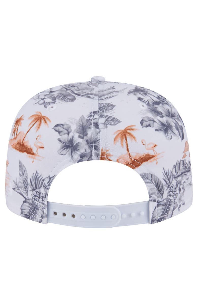 New Era Men's New Era White San Francisco Giants Printed Island Golfer Snapback Hat, Alternate, color, 