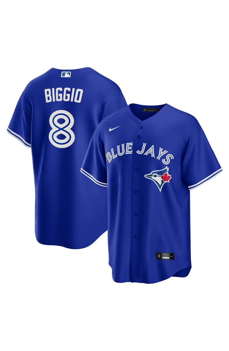 Nike Men's Nike Cavan Biggio Royal Toronto Blue Jays Replica Player Name Jersey, Alternate, color,