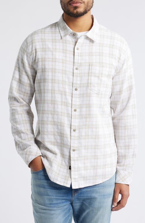 Rails Wyatt Plaid Cotton Button-up Shirt In Misty Pebble Path