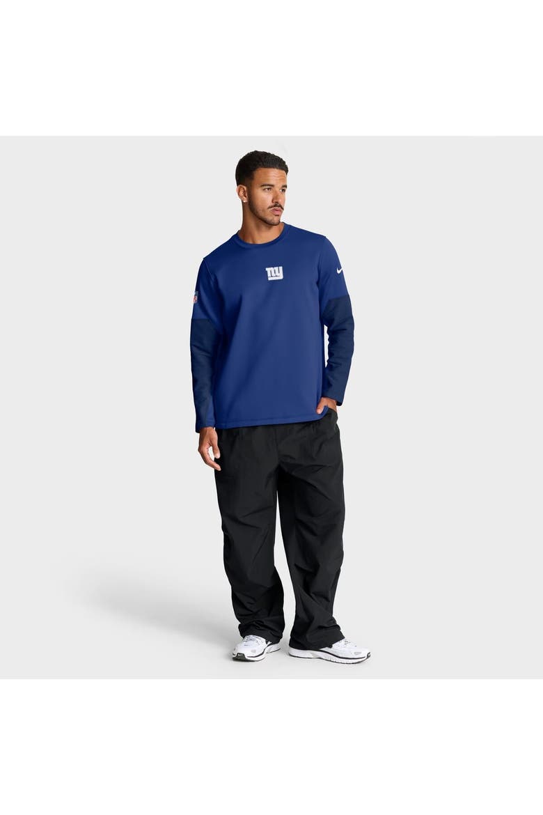 Men's Nike Royal New York Giants Sideline Scripted to Win Performance Long Sleeve T-Shirt, Alternate, color, Royal