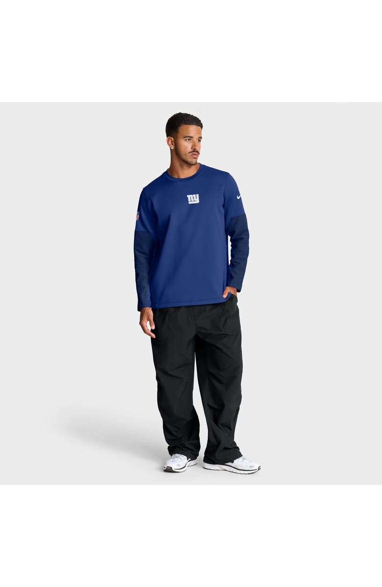 Nike Men's Nike Royal New York Giants Sideline Scripted to Win Performance Long Sleeve T-Shirt, Alternate, color, Royal