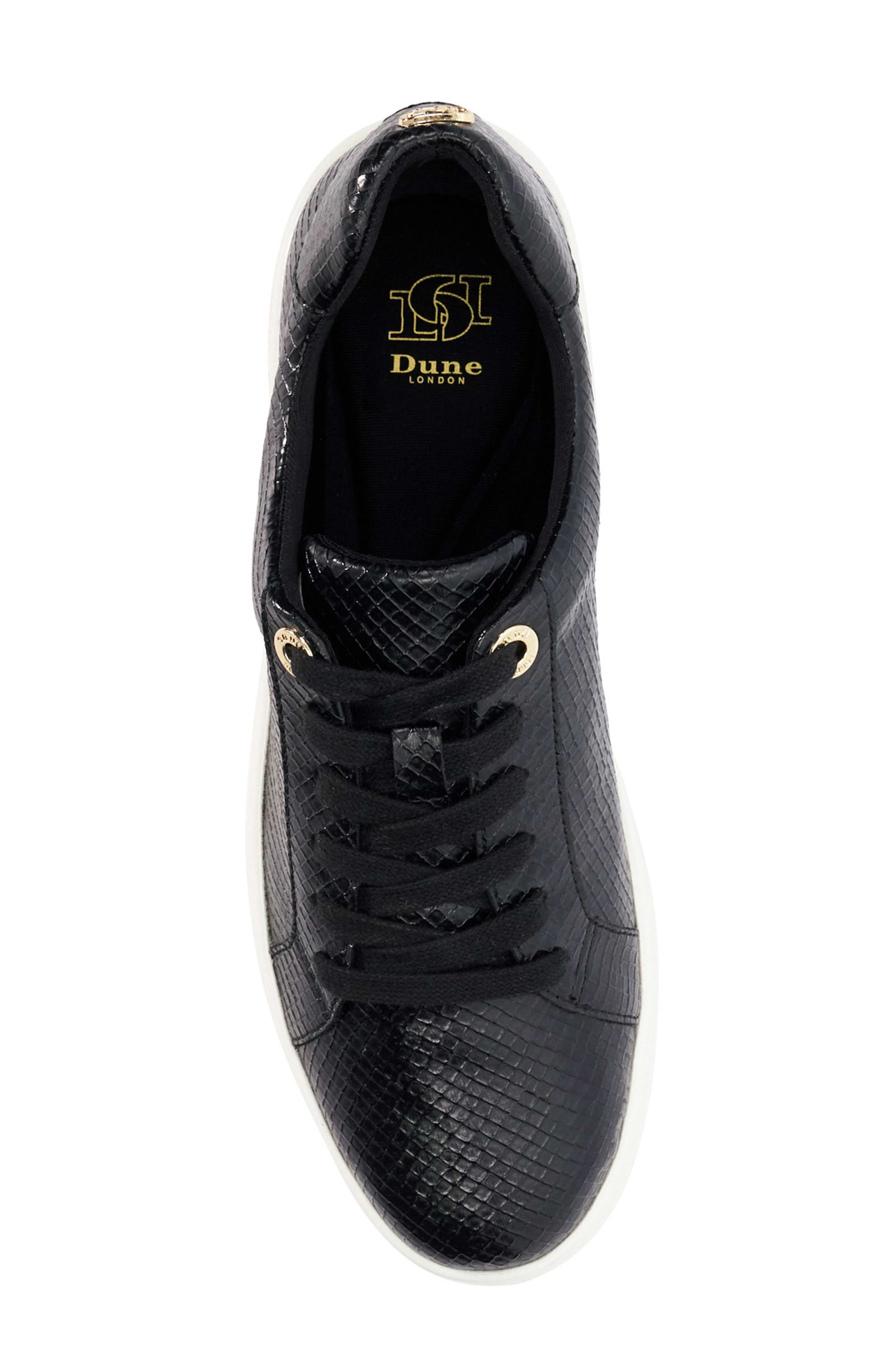 Dune London Episode Platform Sneaker, Alternate, color, Black