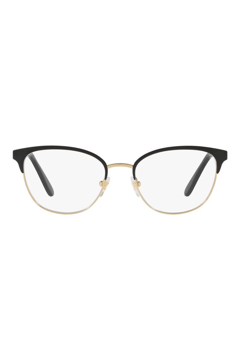 52mm Oval Reading Glasses, Main, color, BLACK GOLD