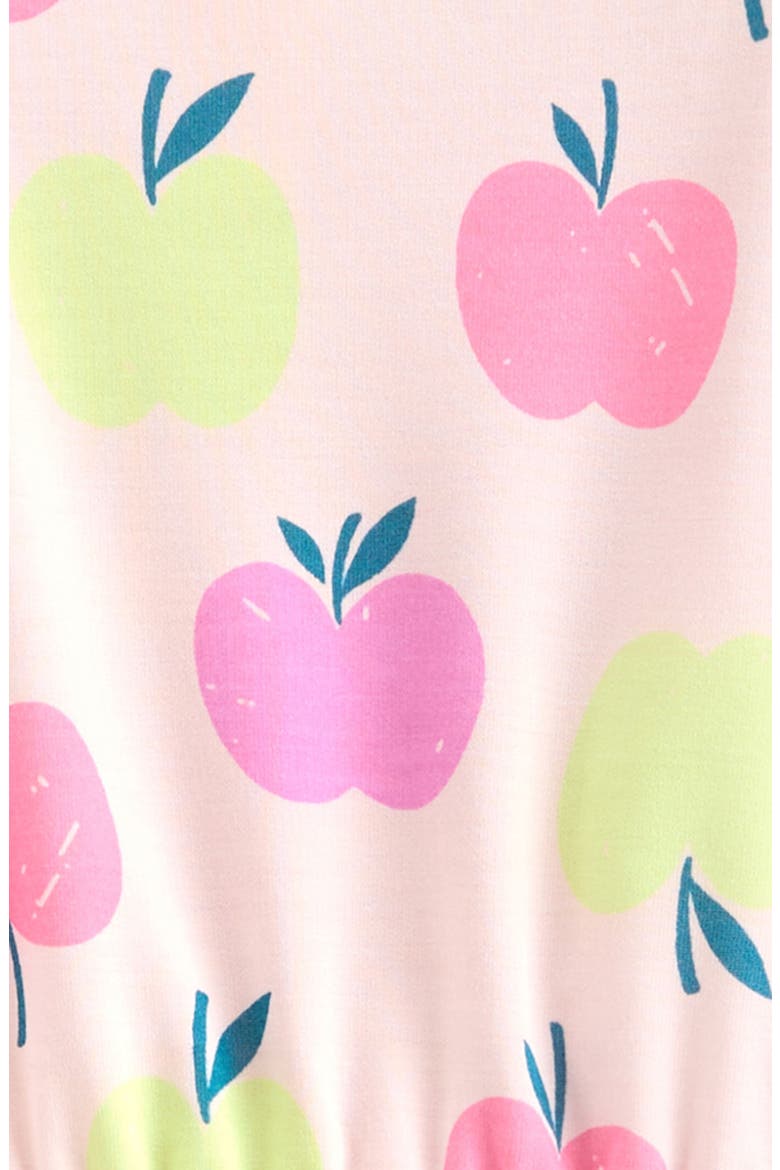 Kids' Pretty Tiered Dress, Alternate, color, PINK BALM POP APPLES