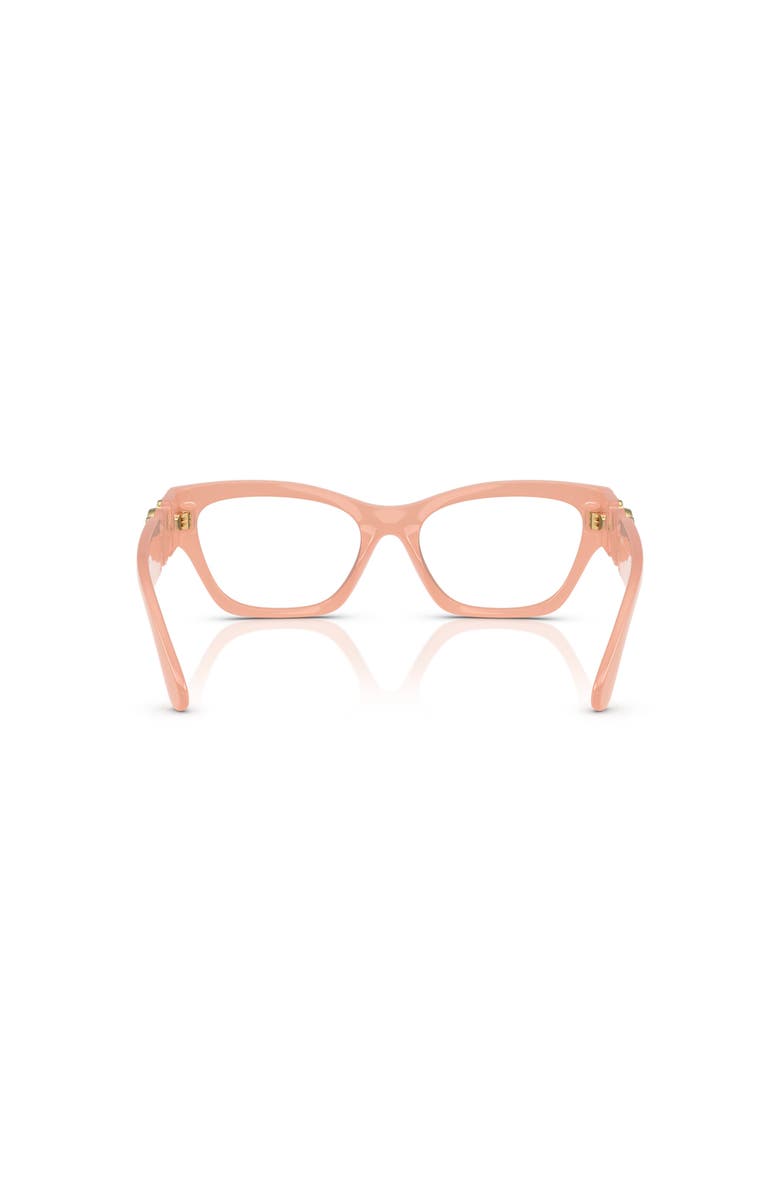 Versace 54mm Cat Eye optical glasses, Alternate, color, Pink