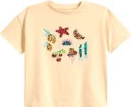 NEXT Kids' Sequin Embellished Seaside T-Shirt