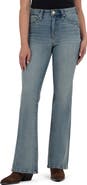 KUT from the Kloth Ana Braided Belt Loop Flare Jeans