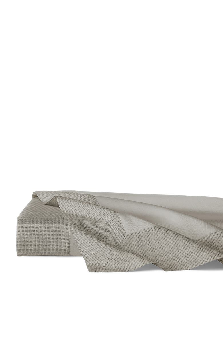SFERRA Carlotta Sateen Flat Sheet, Main, color, Grey