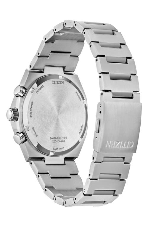 Citizen Mens Chronograph Silver Tone Bracelet Watch Ca4610-85m In Metallic