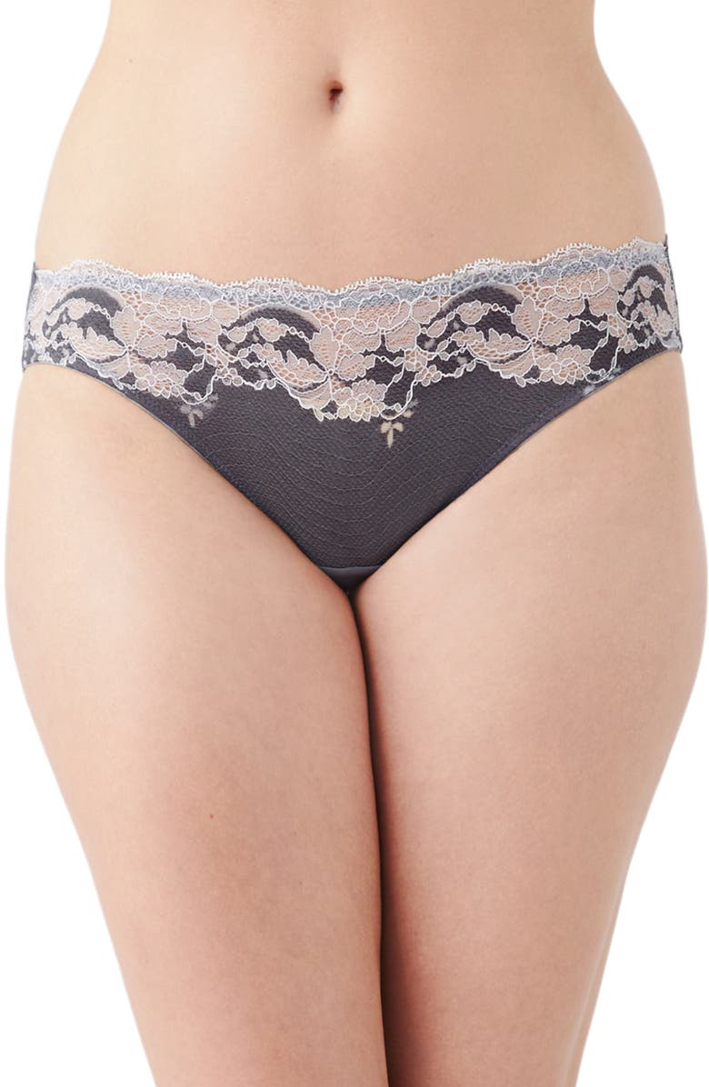 Wacoal 'Lace Affair' Bikini, Main, color, 