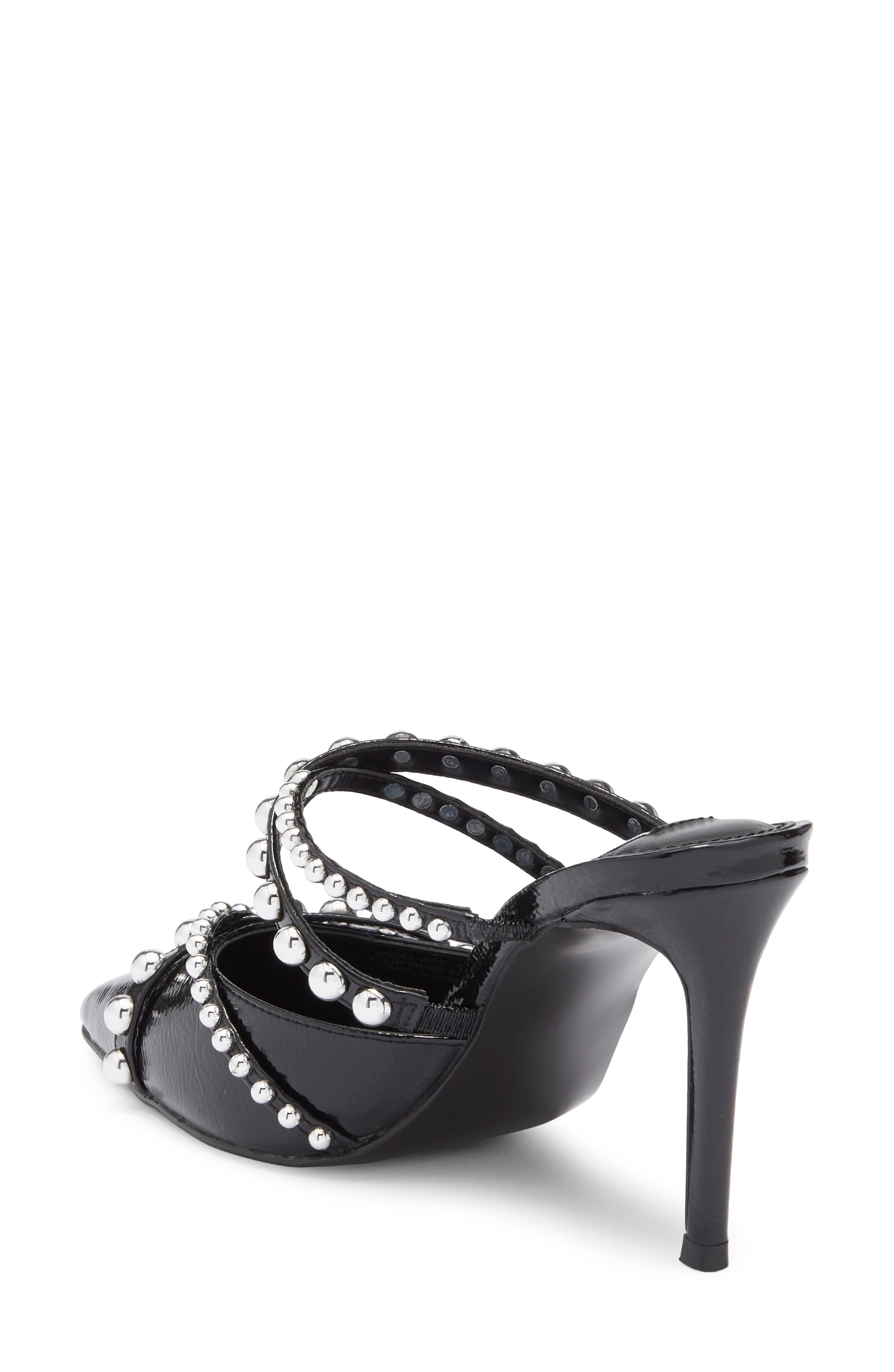 Steve Madden Jaquee Studded Mule, Alternate, color, Black