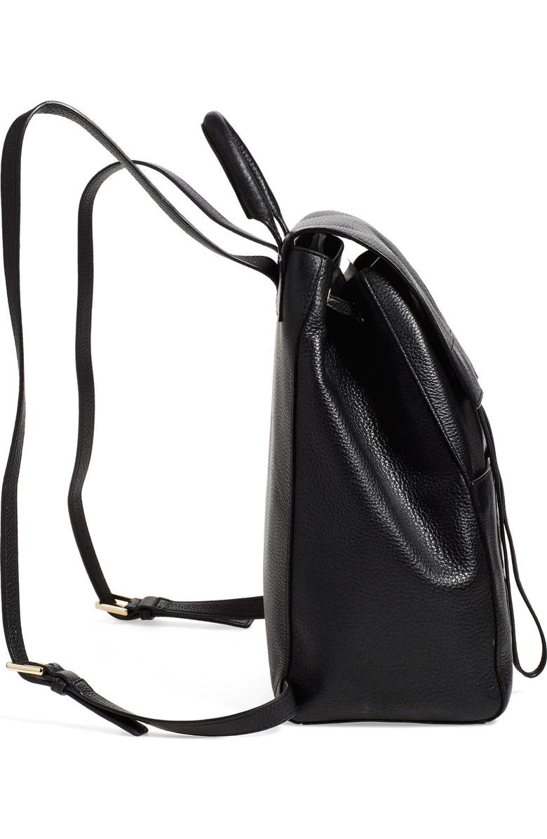 Tory Burch 'Bombe T' Leather Backpack, Alternate, color,