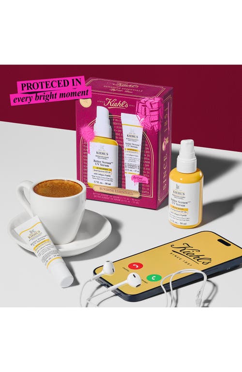 Kiehl's Since 1851 Sunshine Essentials Set $67 Value In Transparent