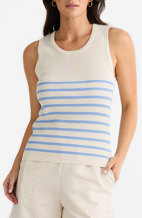 Amba Stripe Rib Tank