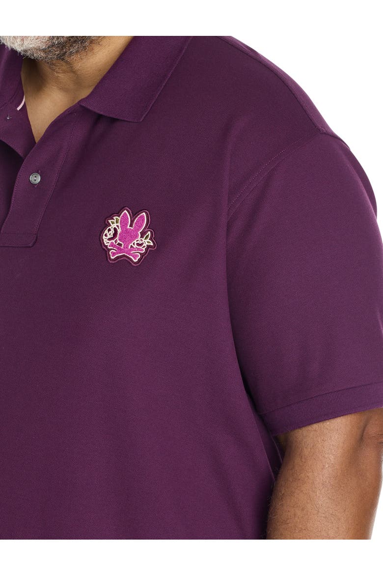 Big & Tall Auguste Polo Shirt, Alternate, color, POTENT PURPLE