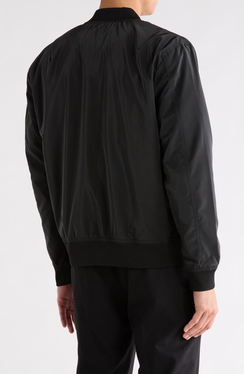 DENIM AND FLOWER Bomber Jacket, Alternate, color, Black