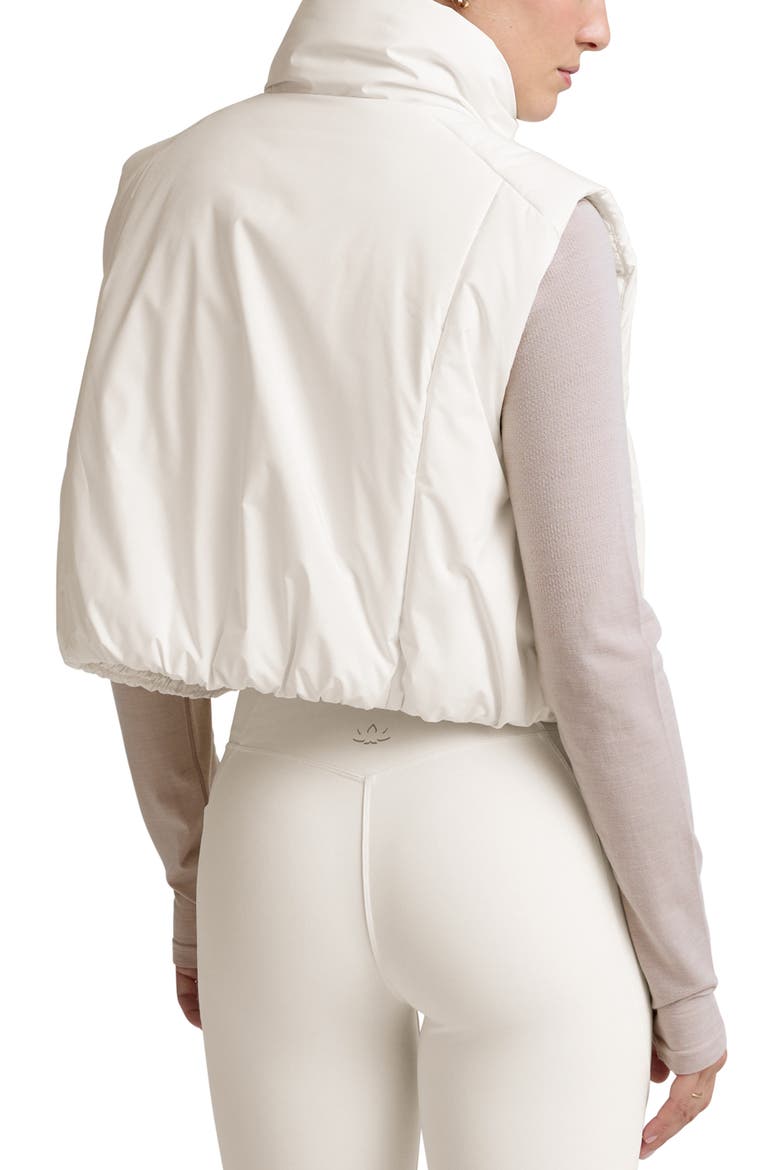 Warm-Up Water Repellent Puffer Vest, Alternate, color, GLACIER
