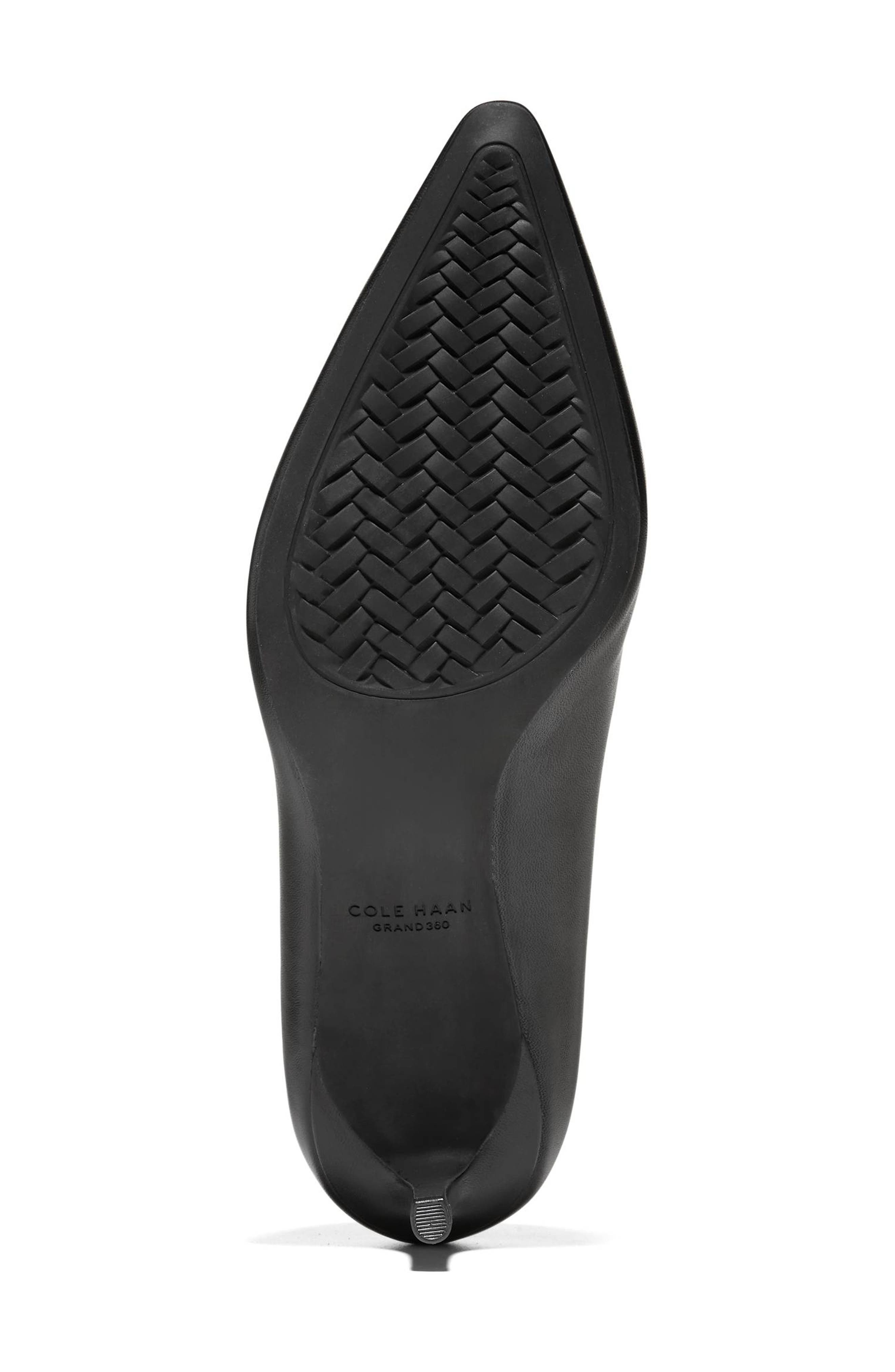 Cole Haan The Go-To Janey Pointed Toe Pump, Alternate, color, Black Leather
