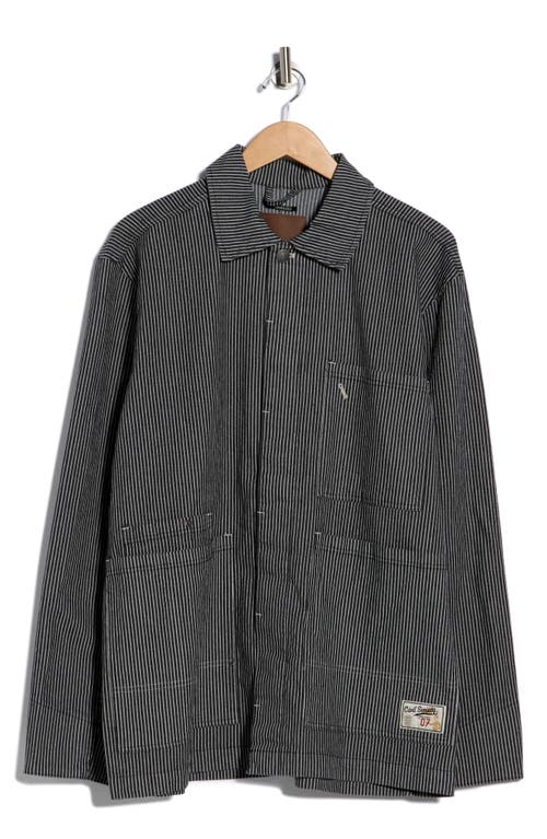 Civil Society Oversize Railroad Chore Jacket In Gray