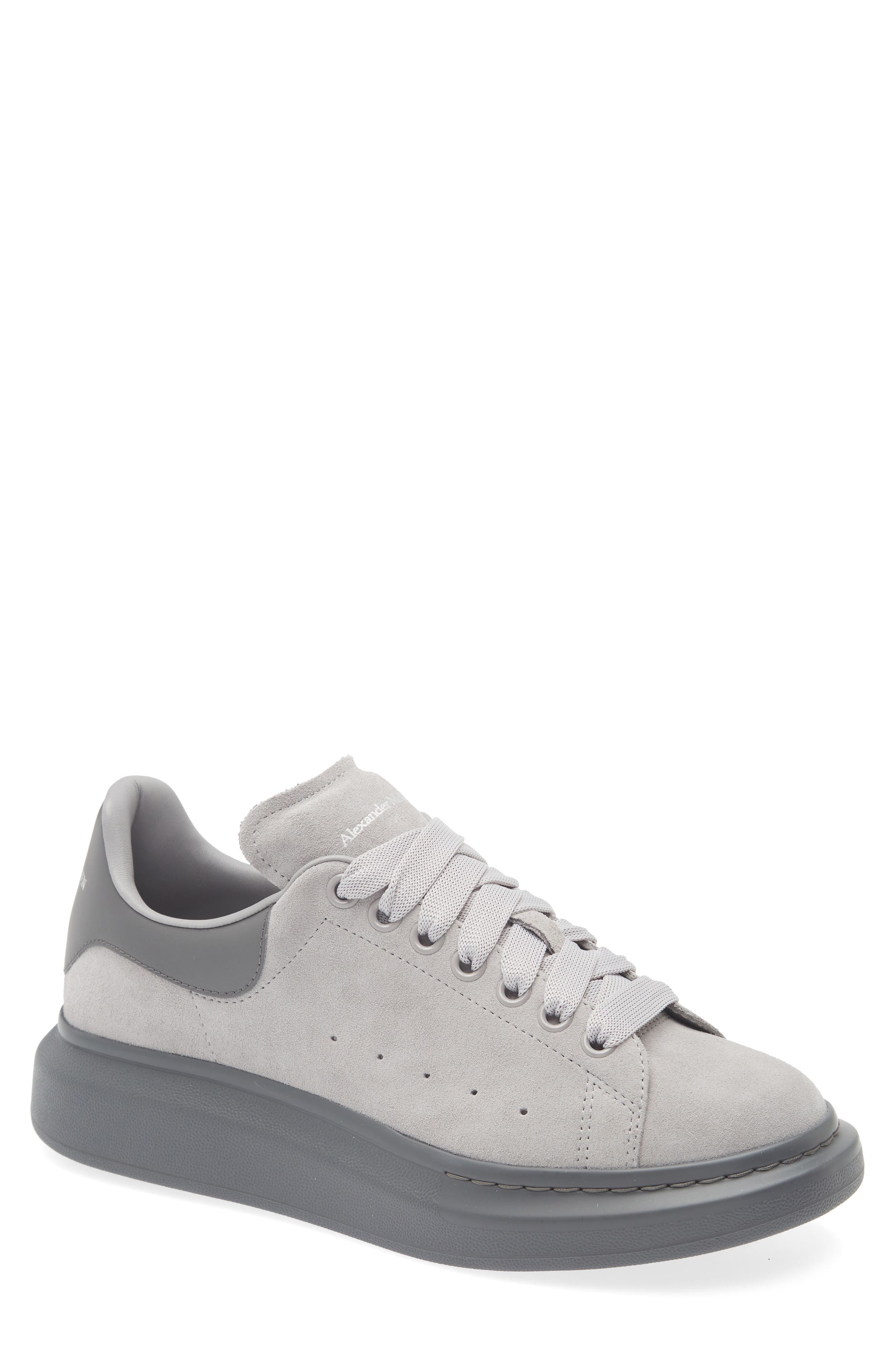 McQueen Oversize Sneaker, Main, color, Zinc