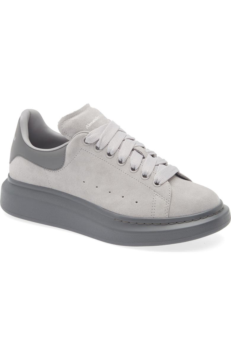 McQueen Oversize Sneaker, Main, color, Zinc