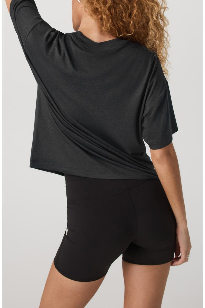 Energy Long T-Shirt, Alternate, color, BLACK HEATHER