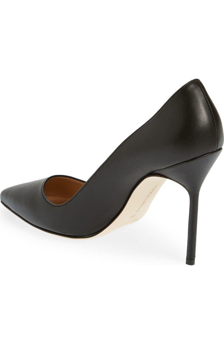 Manolo Blahnik BB Pointed Toe Pump, Alternate, color, Blck(0015)