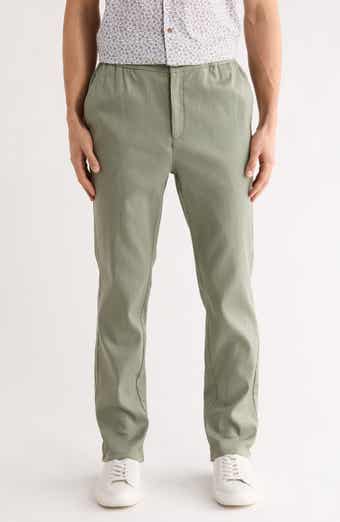 Bugatchi Stretch Cotton & Linen Pants