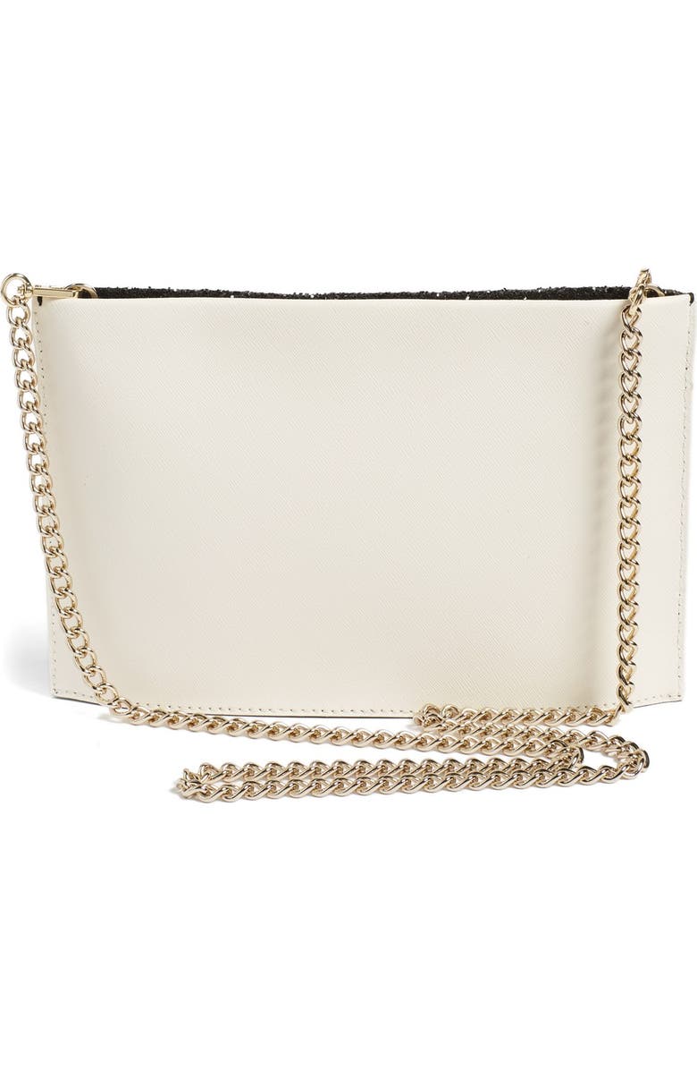 Kate Spade New York cameron street - glitter sima clutch, Alternate, color,