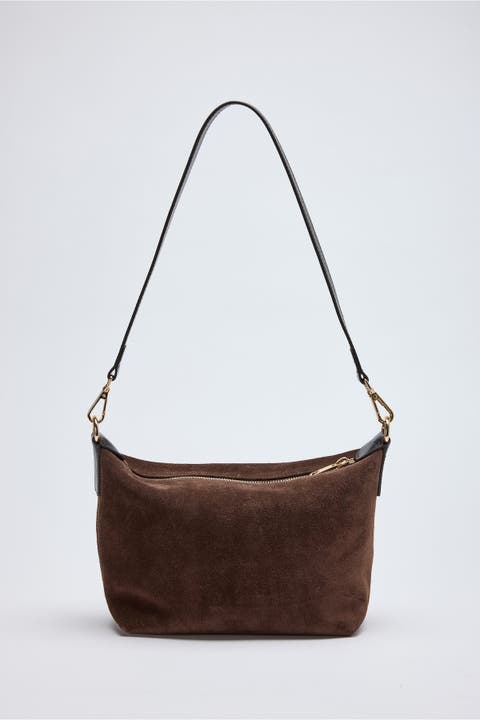 Nila Bassepi Leather Slouchy Shoulder Bag