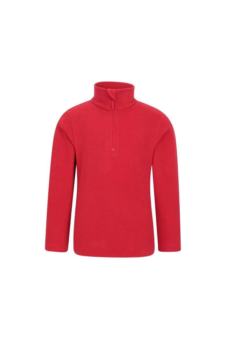 Childrens/Kids Camber II Half Zip Fleece Jacket, Main, color, Red