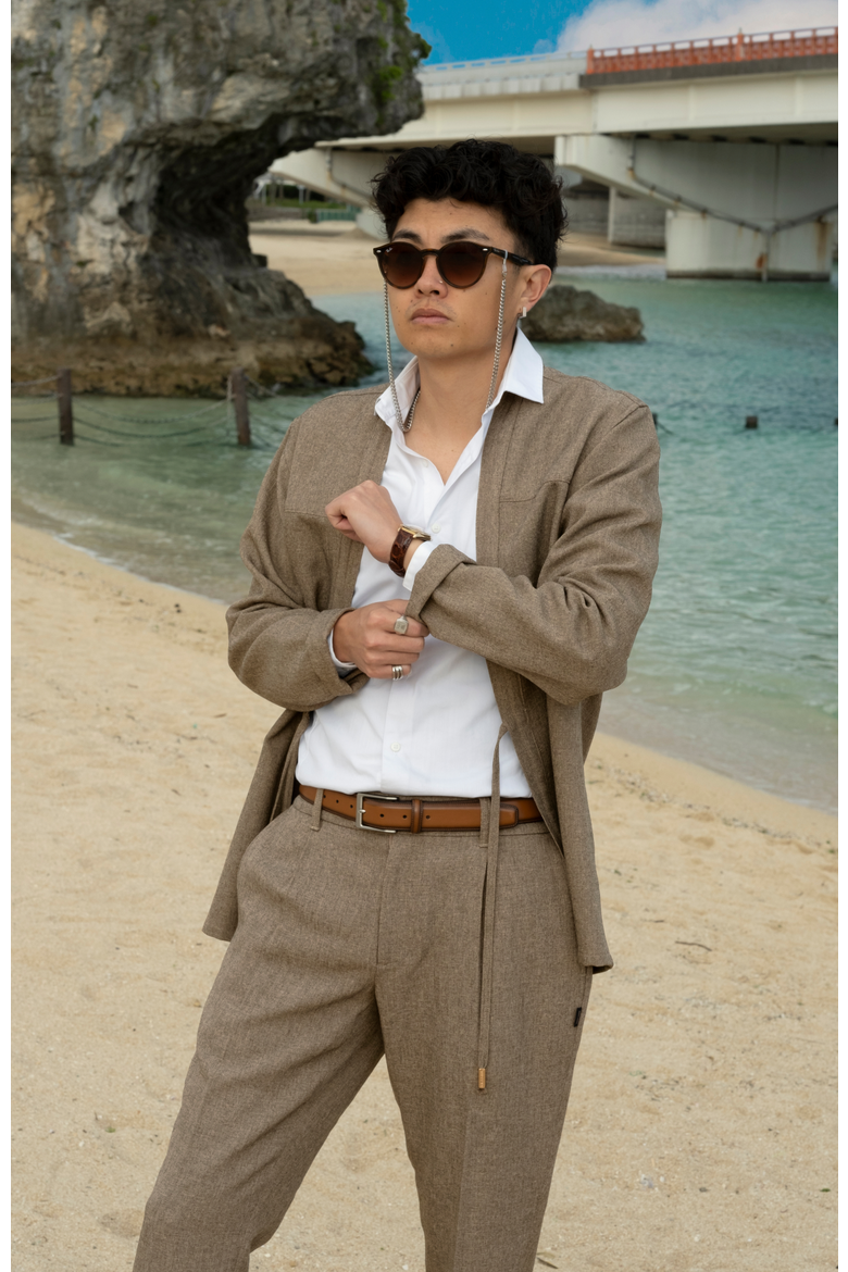 Suit Noragi Jacket, Alternate, color, Mocha Taupe