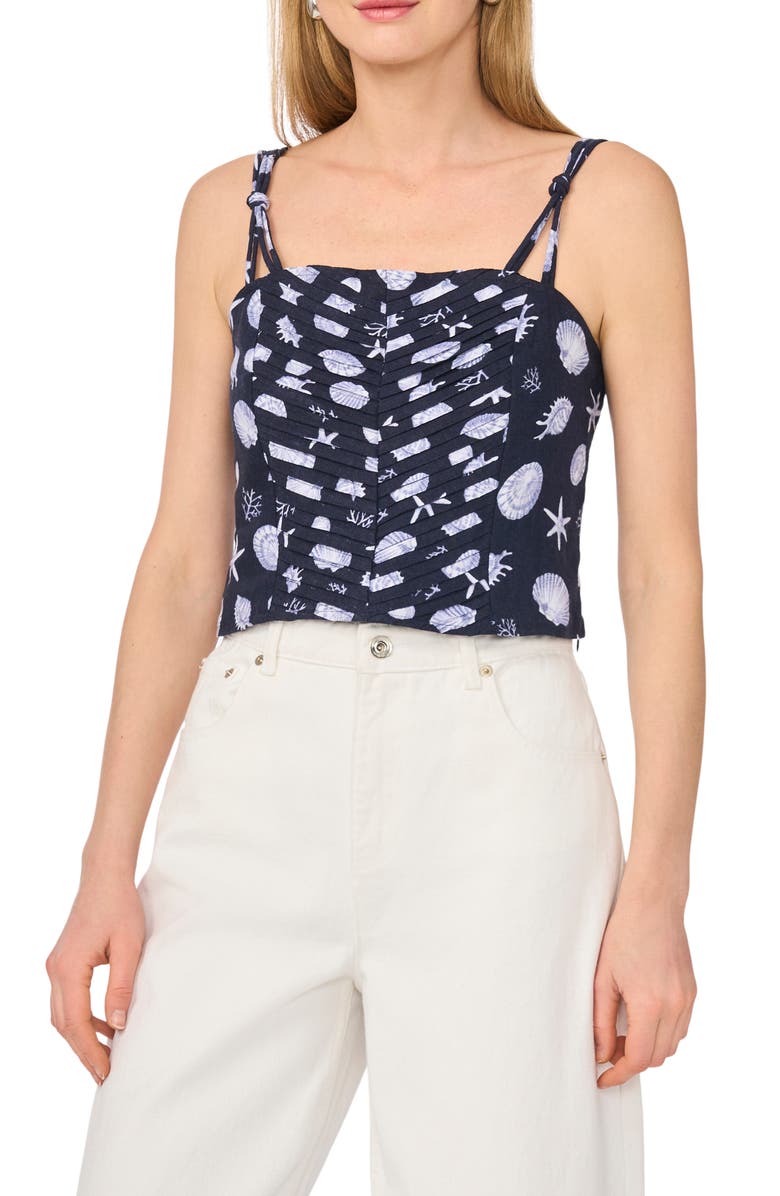 1.STATE Pintuck Cami, Main, color, Cosmic Blue