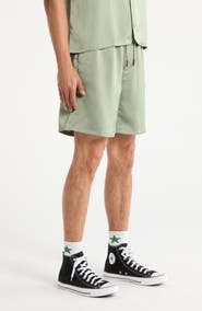 HONOR THE GIFT Satin 7-Inch Drawcord Shorts