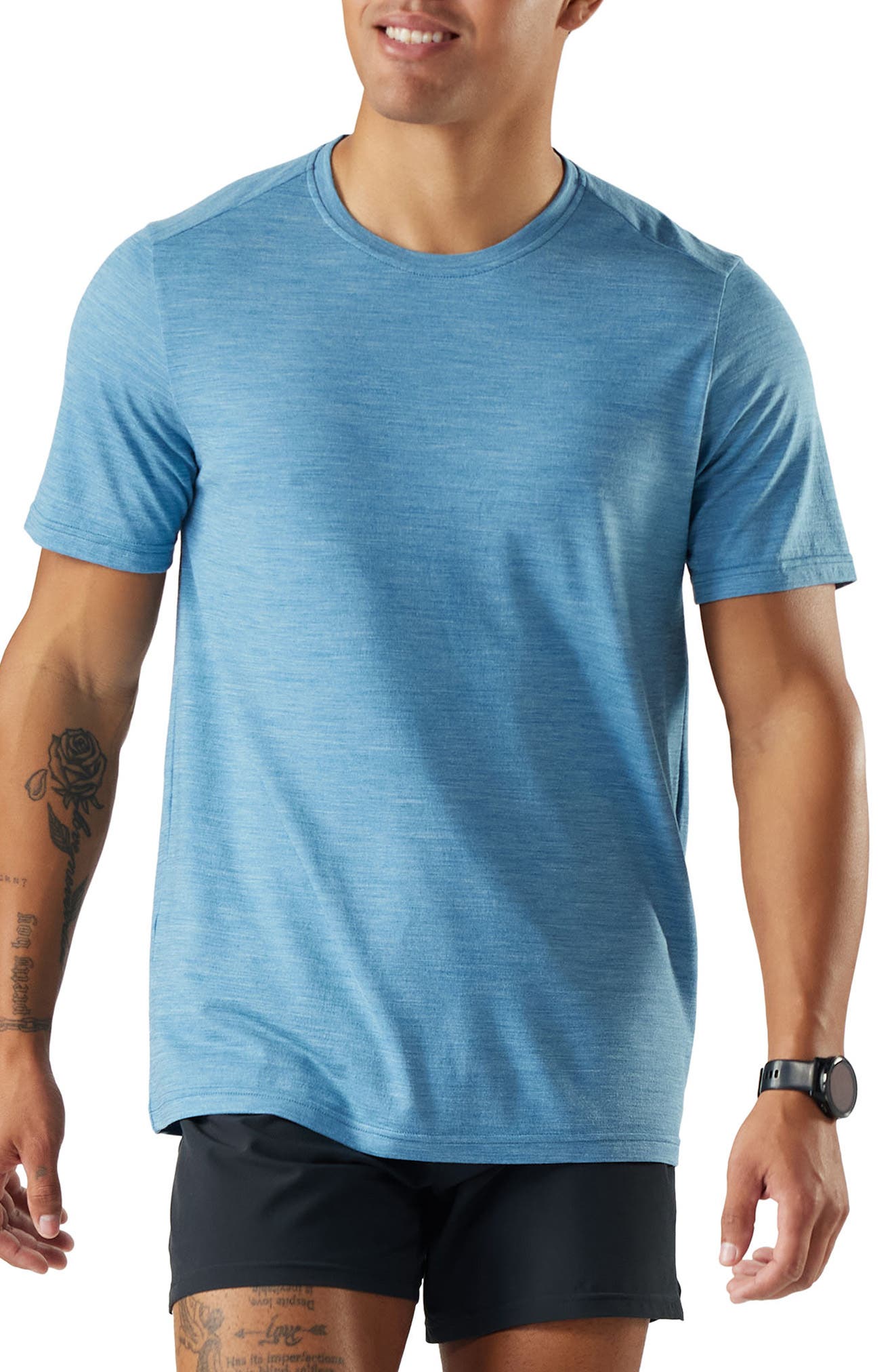 selected MINERAL BLUE HEATHER