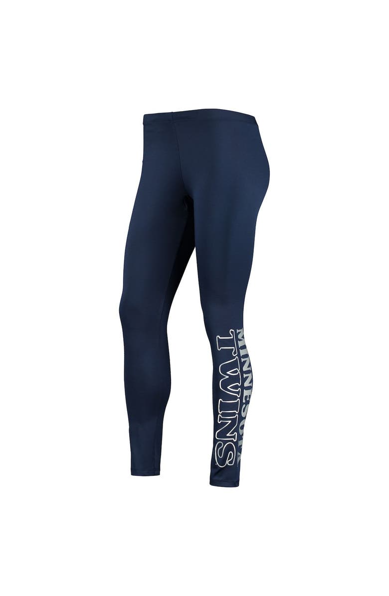 G-III 4HER BY CARL BANKS Women's G-III 4Her by Carl Banks Navy Minnesota Twins Stadium Lightweight Leggings, Alternate, color, Navy