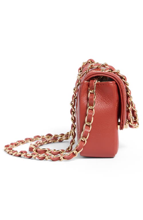 Valentino By Mario Valentino Chu Chu Diamond Quilt Crossbody Bag In Brown
