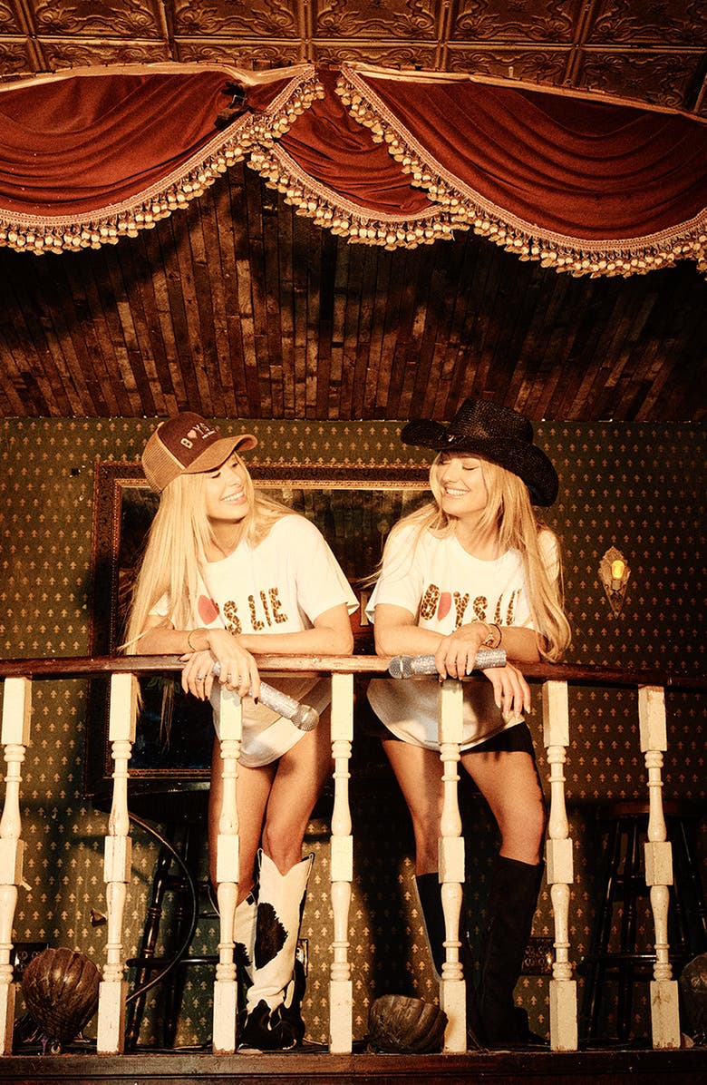 BOYS LIE Caitlyn Coded Boyfriend T-Shirt, Alternate, color, 