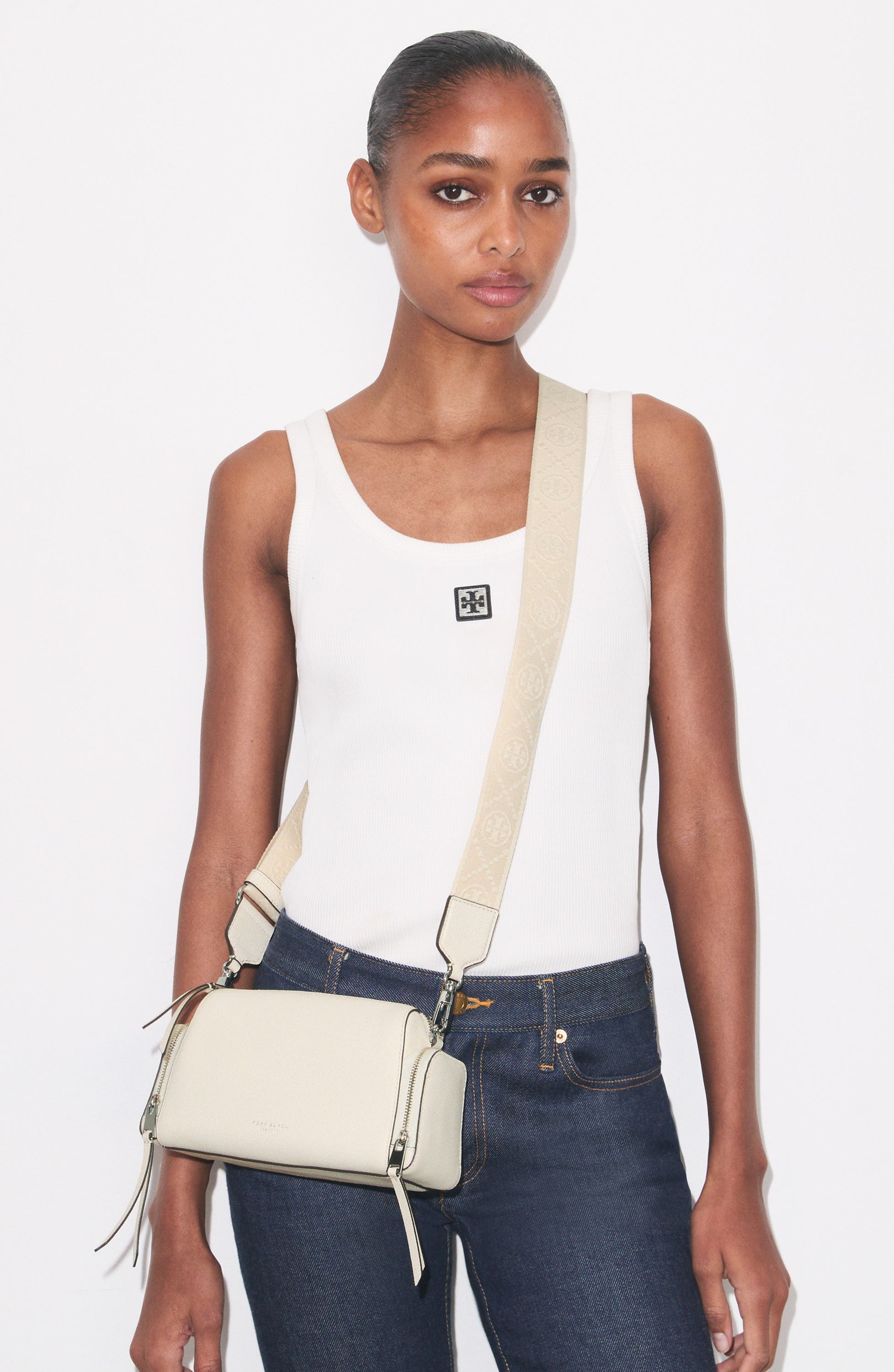 Perry Voyager Crossbody Bag, Alternate, color, LIGHT CREAM