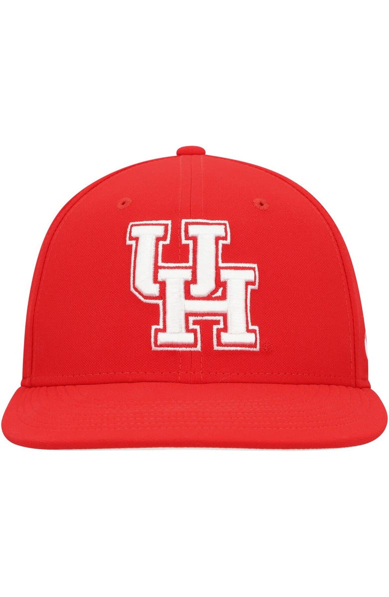 Nike Men's Nike Red Houston Cougars True AeroBill Performance Fitted Hat, Alternate, color, 