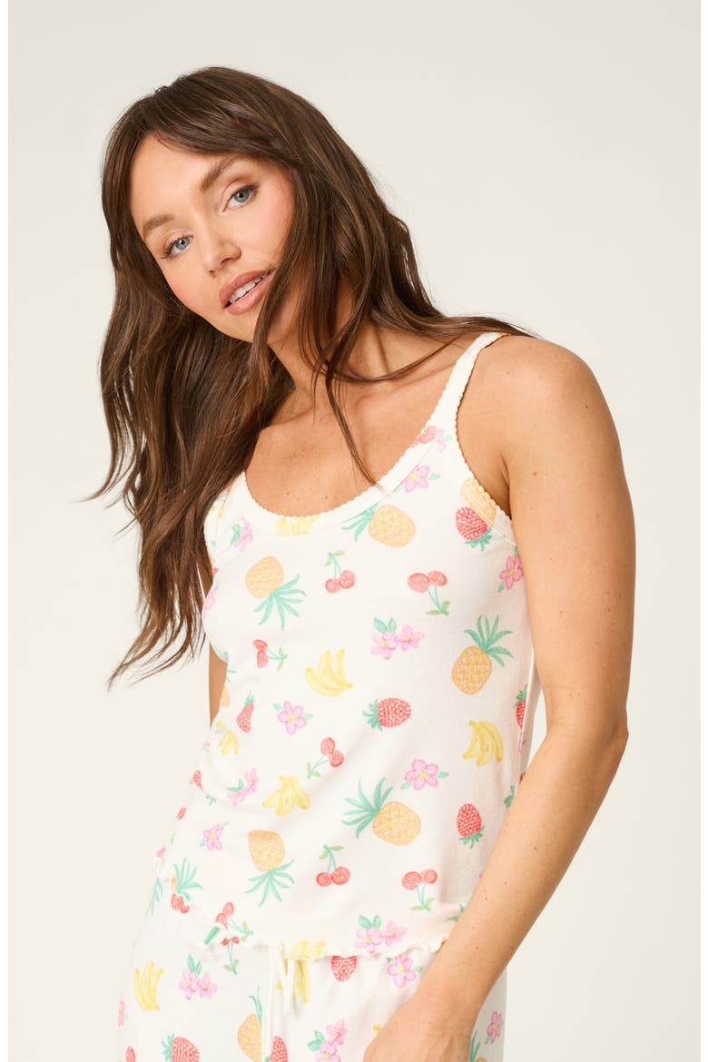 Viva La Vida Jersey Camisole, Alternate, color, IVORY