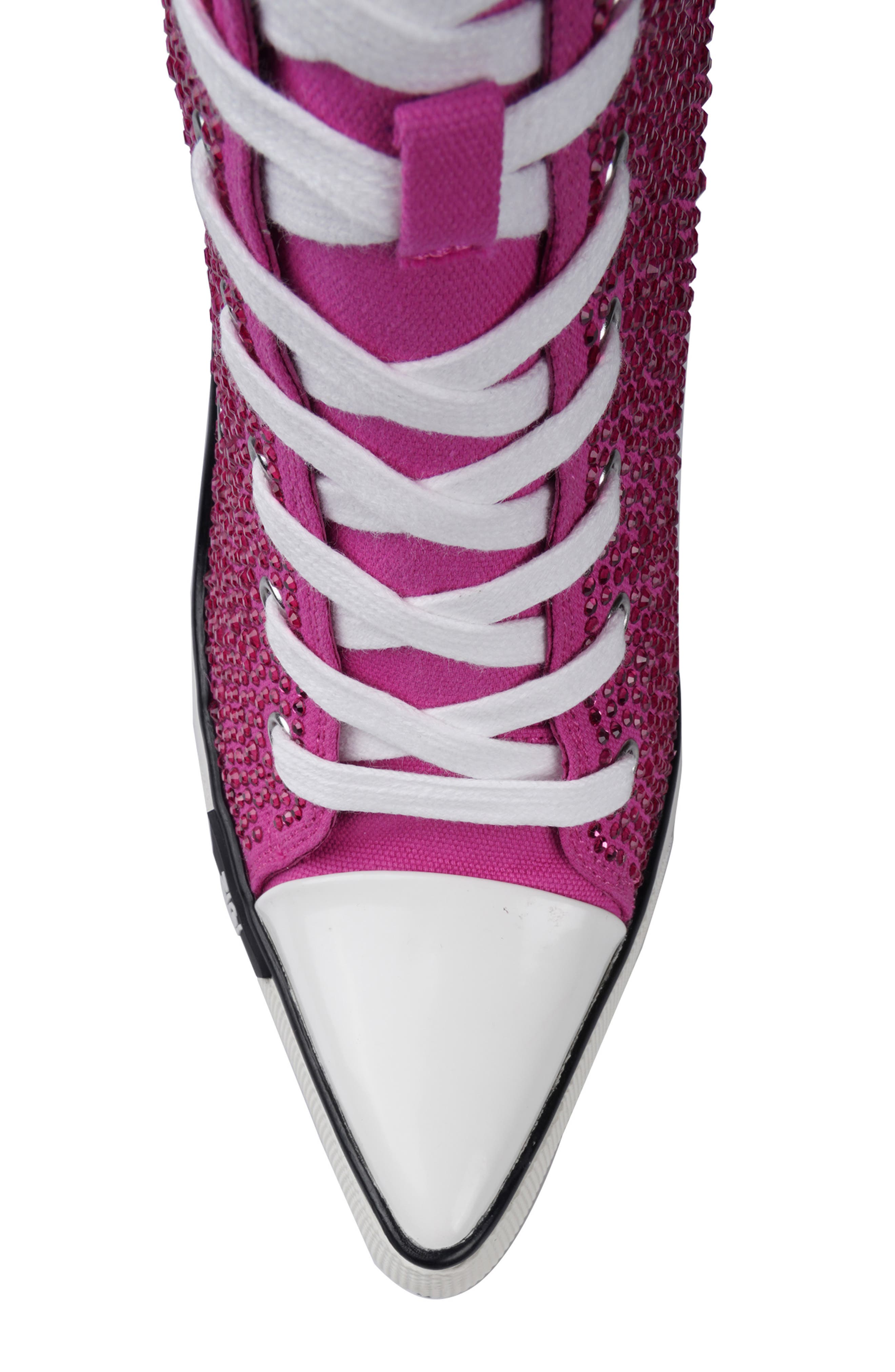 Adiel Platform Bootie, Alternate, color, FUCHSIA CANVAS